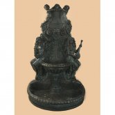 Bronze Wall Fountain with Water Basin Bronze Wall Fountain with Water Basin