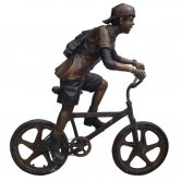 Bronze Boy on Bike Bronze Boy on Bike