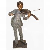 Bronze Boy with Violin Bronze Boy with Violin