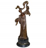 Bronze Lady with Scarf Bronze Lady with Scarf