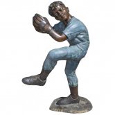 Bronze Baseball Pitcher, Kid Bronze Baseball Pitcher, Kid