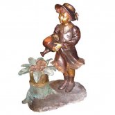 Bronze Girl with Water Can Bronze Girl with Water Can