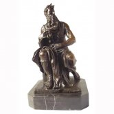Bronze Zeus with Marble Base Bronze Zeus with Marble Base