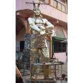 Bronze Indian Brave Colossal Size Bronze Indian Brave Colossal Size