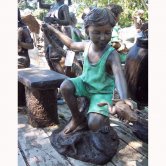 Bronze Boy with Frog Bronze Boy with Frog