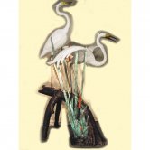 Bronze Egret Statue Bronze Egret Statue