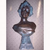 Bronze Bust of Female Bronze Bust of Female