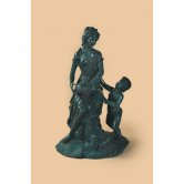 Bronze Fountain Lady with Child Bronze Fountain Lady with Child