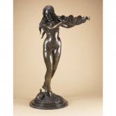 Bronze Woman Holding Shell Bronze Woman Holding Shell