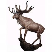 Bronze Moose standing on a Rock Bronze Moose standing on a Rock