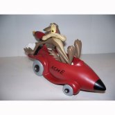 Wyle Coyote in a Rocket Car Wyle Coyote in a Rocket Car