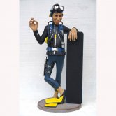 Diver with Menu Diver with Menu