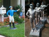Aluminum Lawn Jockey Unpainted Aluminum Lawn Jockey Unpainted