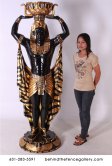 Egyptian Male Plant Pot Holder Life Size Statue Egyptian Male Plant Pot Holder Life Size Statue