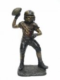 Bronze Boy Play Football Bronze Boy Play Football