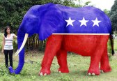 Jumbo Republican Elephant Statue Jumbo Republican Elephant Statue