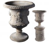 Flora Urn / Fiberglass / Roman Stone Finish Flora Urn / Fiberglass / Roman Stone Finish