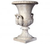 Fiberglass Medici Urn / Roman Stone Finish Fiberglass Medici Urn / Roman Stone Finish