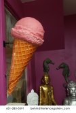 Hard Scoop Strawberry Ice Cream Wall Mount Hard Scoop Strawberry Ice Cream Wall Mount