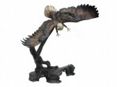 Bronze Flying Eagle Statue 81" Bronze Flying Eagle Statue 81"