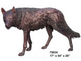 Bronze Standing Wolf Statue Bronze Standing Wolf Statue