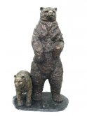 Bronze Standing Bears Bronze Standing Bears